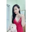 HT20 Váy ngủ sexy nơ v1 dáng xuông tôn dáng, đồ ngủ ren xuyên thấu hở lưng quyến rũ HT20