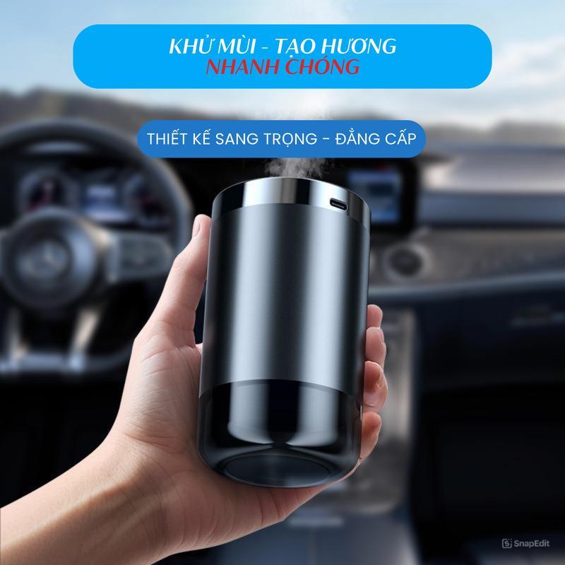 Máy Khuếch Tán Tinh Dầu VaromaS KT94 – Phun Sương Tạo Ẩm, Khử Mùi, Đèn LED Cho Ô Tô & Bàn Làm Việc
