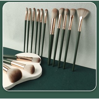 Bộ Cọ Makeup / Trang Điểm 14 Món Dành Cho Người Mới Bắt Đầu / Chuyên Nghiệp, Kèm Túi Đựng