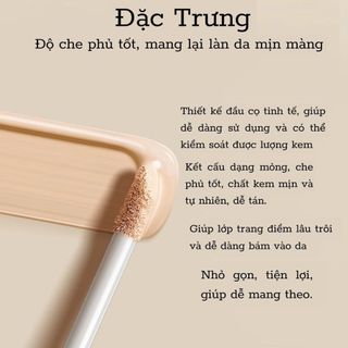 Kem Che Khuyết Điểm Zee sea  Che Phủ Toàn Diện, Mịn Lì, Lâu Trôi Aqua Concealer 3ml
