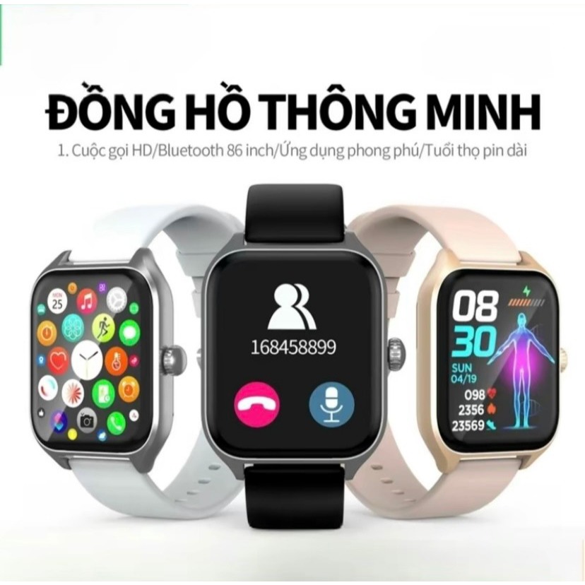 Đồng Hồ Thông Minh Tê 800 Promax - Nghe gọi 2 chiều - nhận thông báo ...