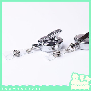 [Sẵn VN] Lõi Tơrua Vật Liệu Sắc Kéo Rút 60cm Sử Dụng Móc Vào Bao Đựng Thẻ Hoặc Móc Khoá Phong Cách Trơn Bóng Kim Loại