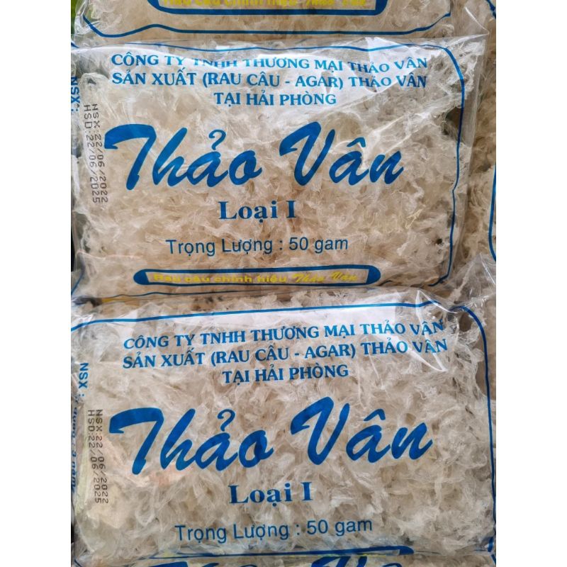 Rau câu sợi Thảo Vân AGAR loại 1 bịch 50g | Shopee Việt Nam