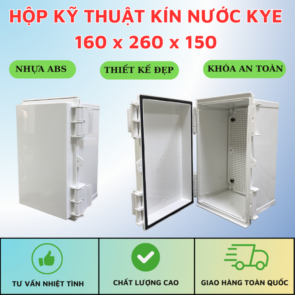 Hộp điện kín nước KYE chống thấm 160x260x150