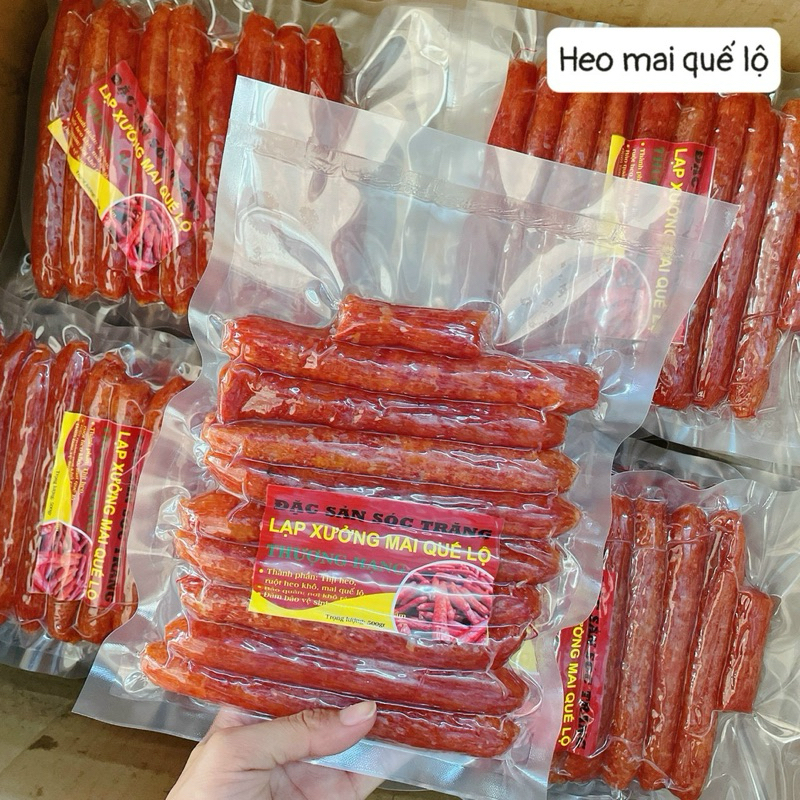 Lạp xưởng thịt heo mai quế lộ đặt biệt 500g