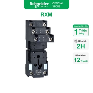 Đế relay - 2 Poles (8 chân) - DIN Rail - dùng cho rơle RXM2/RXM4 - Schneider Electric - RXZE2S108M