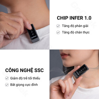 Mic thu âm không dây GoChek GC-ULTRA S24 kèm Dock sạc ,Tích hợp 2 chân cắm cho mọi thiết bị khi live/quay video/ghi âm