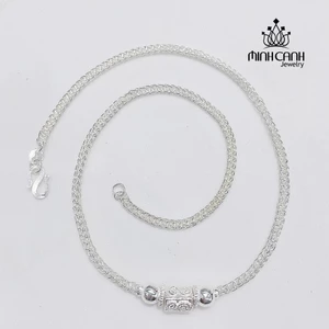 Dây Chuyền Bạc Trẻ Em MCJTE370 - Minh Canh Jewelry