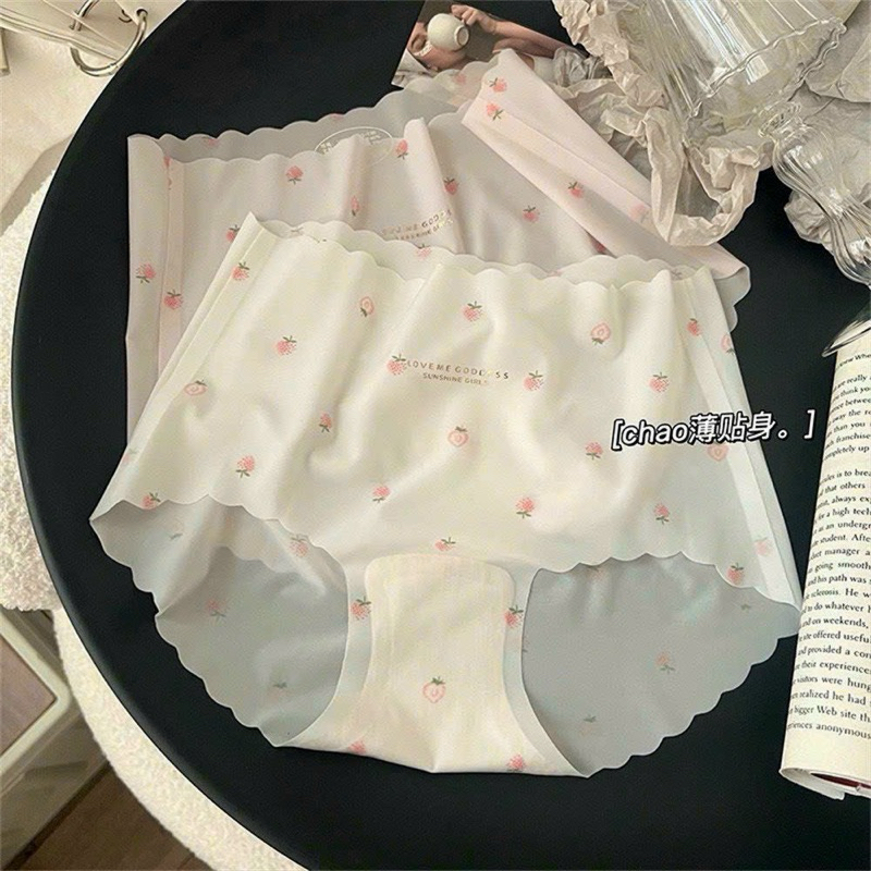Combo 10 quần lót dâu tây viền lượn sóng 2385