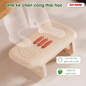 Ghế kê chân massage, kê chân Công Thái Học dân văn phòng, sinh viên, chơi game mát xa thư giãn