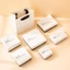 Set Hộp Đựng Trang Sức Nhẫn Dây Chuyền Bông Tay Vòng Tay Phối Màu Xanh Vàng