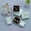 Set Hộp Đựng Trang Sức Nhẫn Dây Chuyền Bông Tay Vòng Tay Phối Màu Xanh Vàng