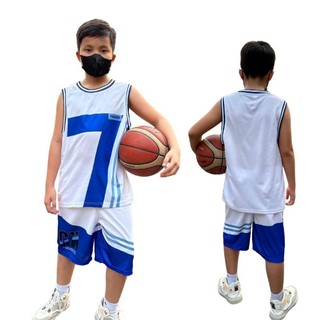 Set quần áo ba lỗ bé trai 25-58kg bộ đồ thể thao bóng rổ sát nách