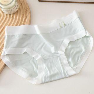 Quần lót nữ thun cotton cạp vừa tôn dáng đáy may chắc chắn kháng khuẩn in logo dễ thương DEVARI LY03