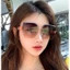 Kính râm mát thời trang nữ mắt vuông khổ lớn Hottrend mắt kính chuẩn UV400 chống tia bức xạ đẹp 337