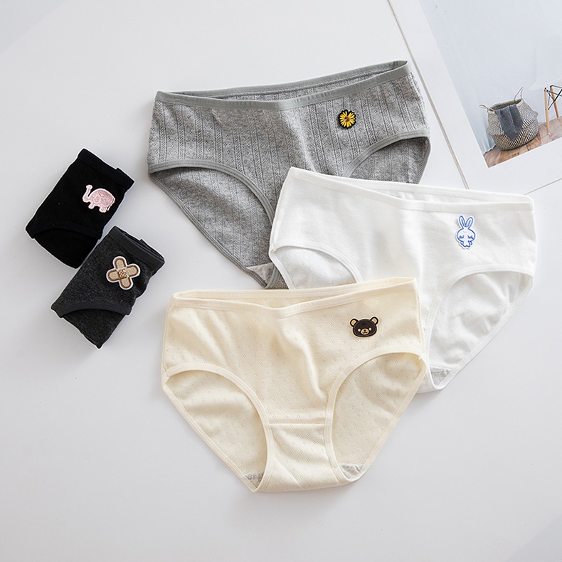 [XẢ HÀNG] - Quần lót nữ cotton kháng khuẩn item dễ thương đáy may chắc chắn cạp vừa tôn dáng LANIXA