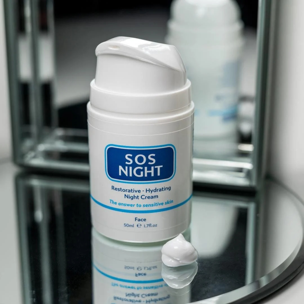 Kem dưỡng da ban đêm phục hồi, tái tạo SOS NIGHT Anh [SOS SERUM]