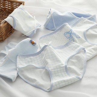 Quần Lót Nữ Cotton Cao Cấp Kháng Khuẩn Hoạ Tiết Xinh, Quần Chip Thoáng Mát Mềm Mịn King Shop L-8030