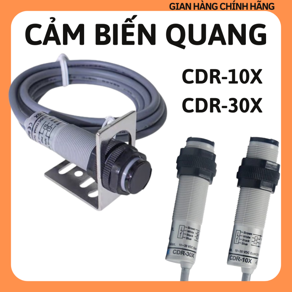 Cảm biến quang CDR-10x,CDR-30x phi 18,công tắc cảm biến,cảm biến tiệm ...