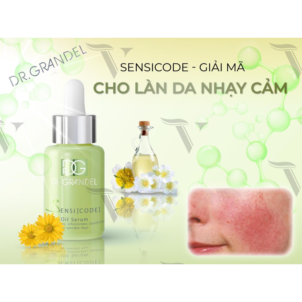 Dầu dưỡng da mặt cho da nhạy cảm Dr.Grandel OIL SERUM