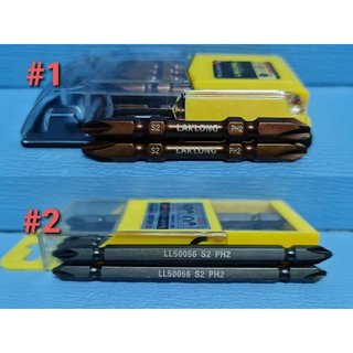 Mũi bắt vít 💪FREE SHIP💪 Mũi vít 2 đầu PH2 thép S2 chất lượng cao LANLONG hộp 10 mũi PH2