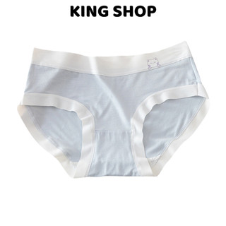 Quần Lót Cotton Nữ Thông Hơi Thấm Hút Mồ Hôi Viền Hình Gấu Xinh, Quần Chip Khử Mùi King Shop LY-03