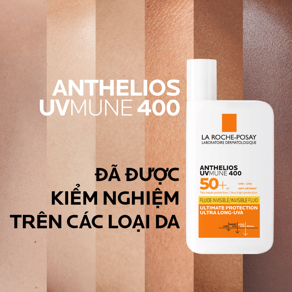 Sữa Chống Nắng La Roche-Posay Anthelios UVMune 400 Fluide Invisible SPF50+ 50ml