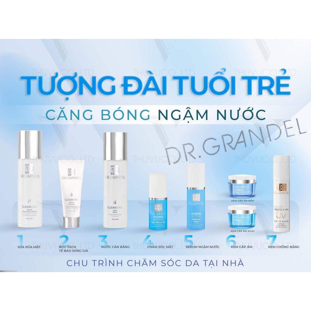 Gel Dưỡng Ẩm Dr.Grandel Hydro Active Eye Contour Làm Săn Chắc, Xóa Nhăn Vùng Mắt 15ml