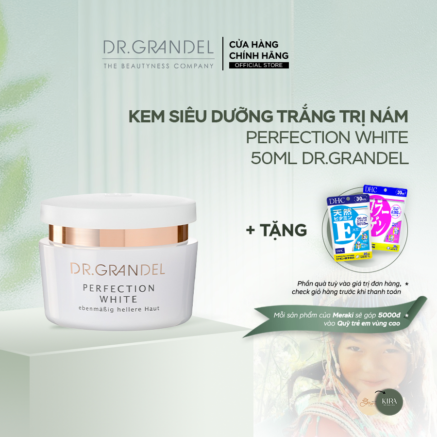 Kem dưỡng trắng, tr.ị nám Dr.Grandel PERFECTION WHITE 50ml