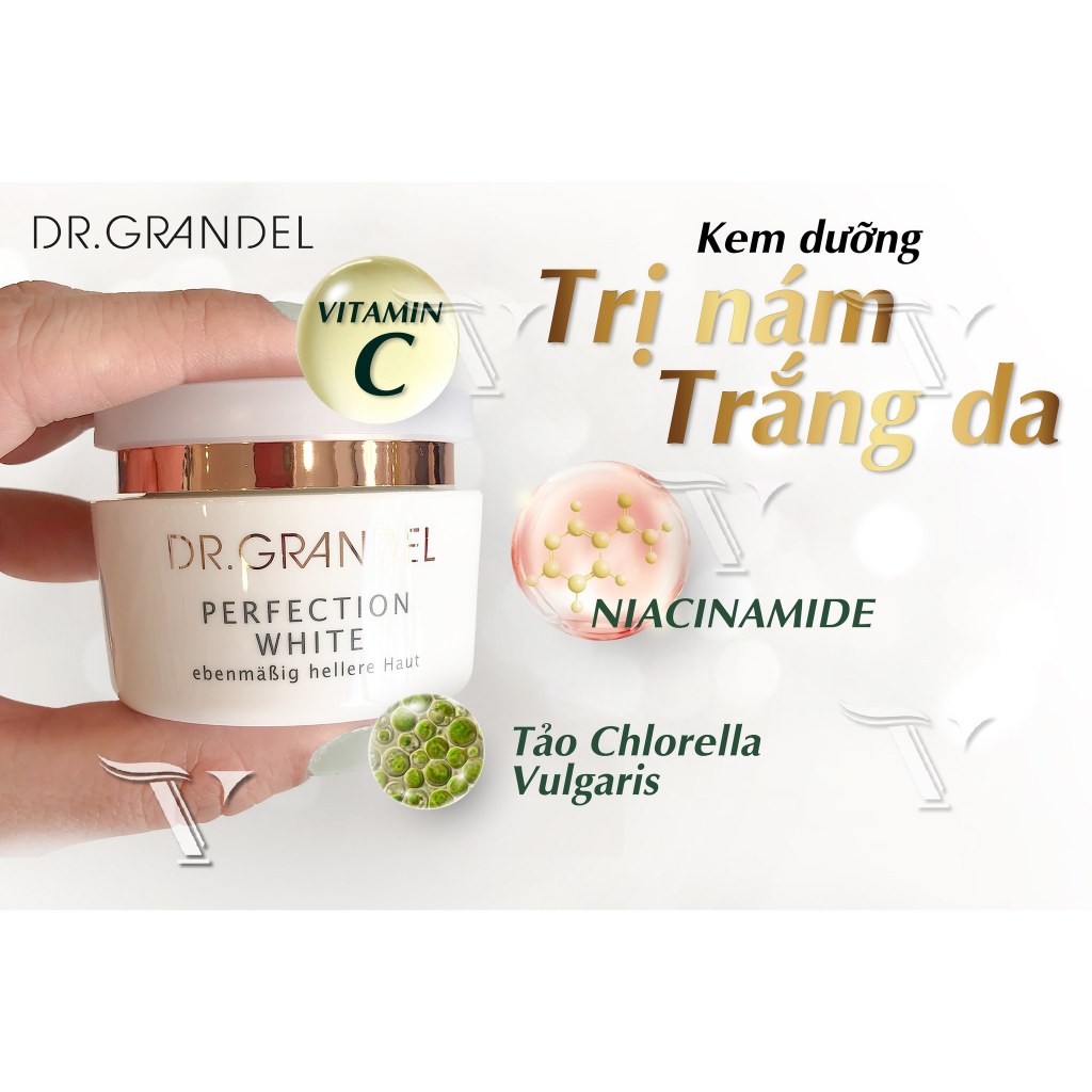 Kem dưỡng trắng, tr.ị nám Dr.Grandel PERFECTION WHITE 50ml