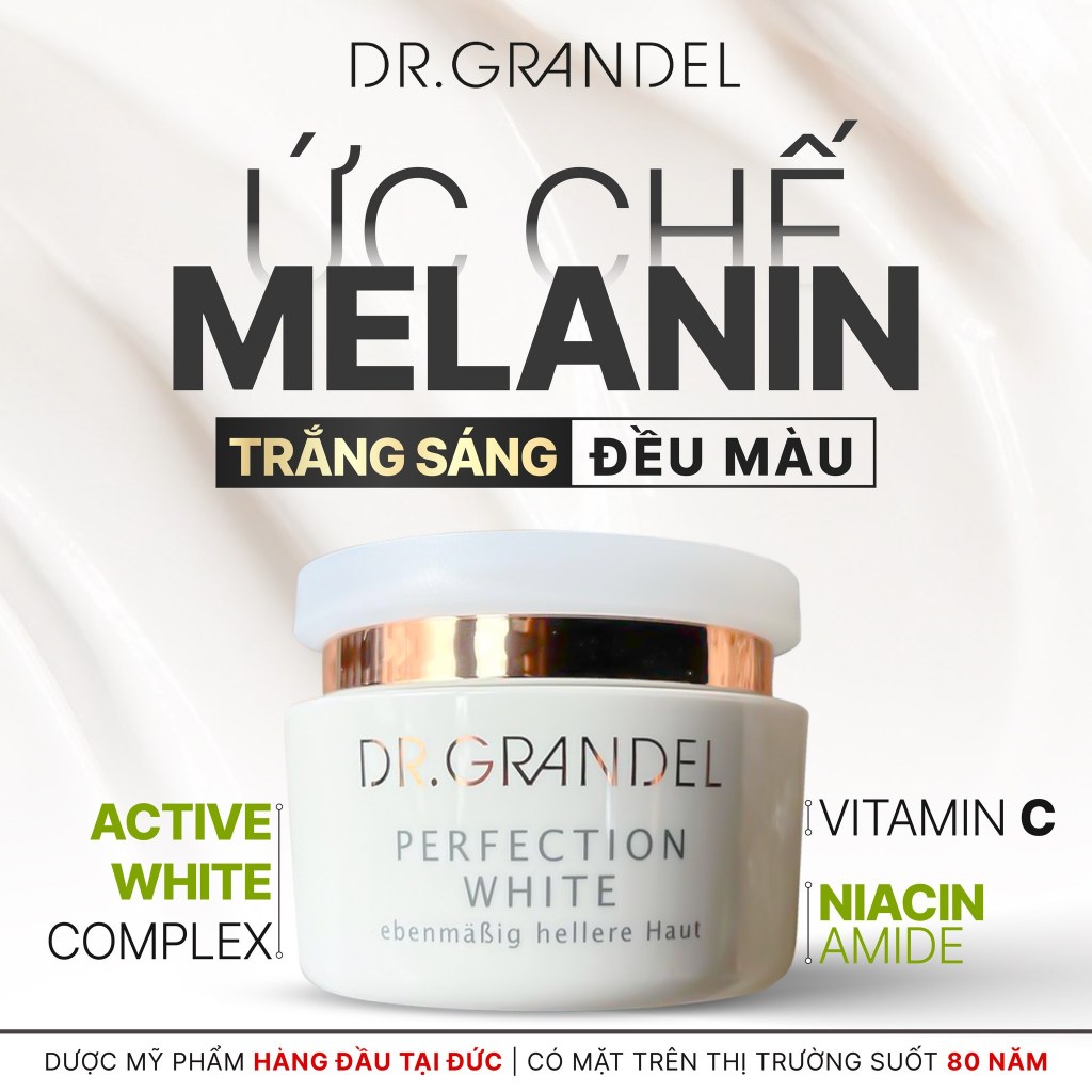 Kem dưỡng trắng, tr.ị nám Dr.Grandel PERFECTION WHITE 50ml
