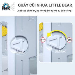 [Rẻ nhất + Tặng thảm] Bộ quây cũi nhựa Little Bear Tặng THẢM + BÓNG, bộ quây cũi nhựa cho bé an toàn