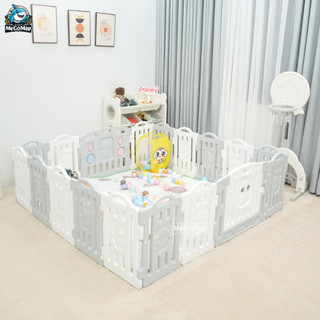 [Rẻ nhất + Tặng thảm] Bộ quây cũi nhựa Little Bear Tặng THẢM + BÓNG, bộ quây cũi nhựa cho bé an toàn