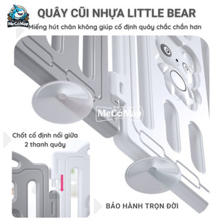 [Rẻ nhất + Tặng thảm] Bộ quây cũi nhựa Little Bear Tặng THẢM + BÓNG, bộ quây cũi nhựa cho bé an toàn