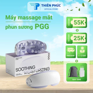 Máy massage mắt PGG phun sương chườm ấm giúp dưỡng ẩm mắt, massage rung bấm huyệt thư giãn mắt Thiên Phúc Tâm