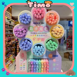 Bút Highlight Pastel Lẻ Từ Set Bộ 8 Cây Nhớ Dòng Đánh Dấu Tiện Lợi Đồ Dùng Học Tập Timo VPHL18