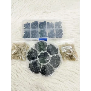 Bộ 200-450 Mắt Nhựa An Toàn Kích Thước 4-12mm Dùng Cho Gấu Bông handmade