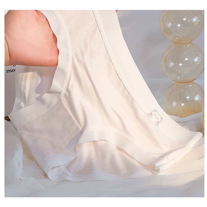 Quần lót nữ thun lạnh đáy may hai lớp kháng khuẩn, Quần chíp nữ cotton cạp vừa tôn dáng LANIXA LY03