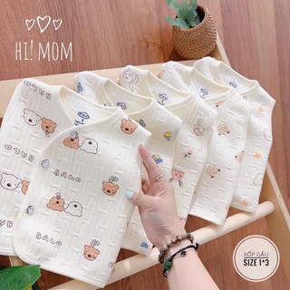 Áo gile chần bông cho bé sơ sinh xuất Hàn Himom