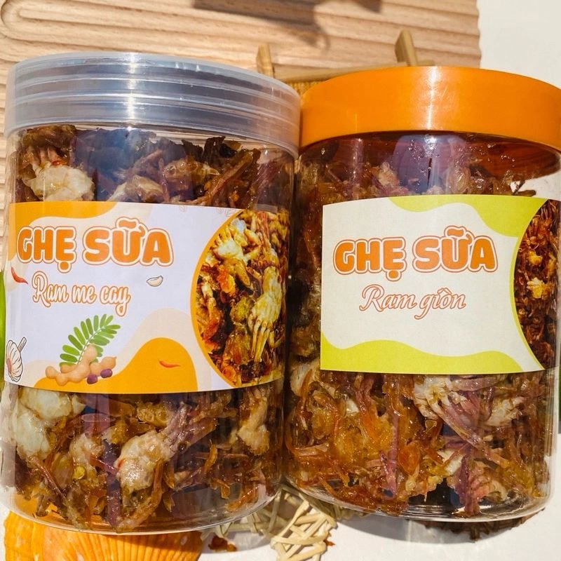 Ghẹ Sữa Ram Giòn - Ghẹ Sữa Me Cay 250gr/Hủ | Shopee Việt Nam