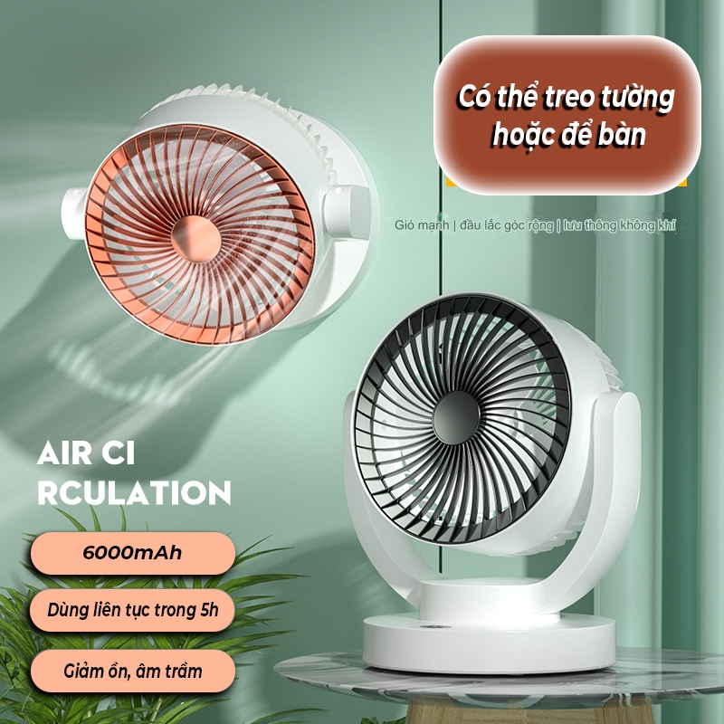 Quạt tích điện để bàn,Quạt tích điện cao cấp NKC8, Cách quạt xoắn ốc – Động cơ mạnh mẽ