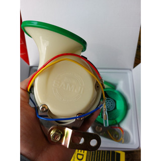 Combo 5 Bộ còi ngân 3 tiếng SAMJI Hàn Quốc. Còi ngân ô tô xe máy SAMJI Hàn Quốc điện 12v 24v.