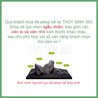 Đá Các Loại Setup Bể Thủy Sinh - Sử Dụng Setup Hồ Cá Cảnh, Thủy Sinh - Tiểu Cảnh, Bán Cạn
