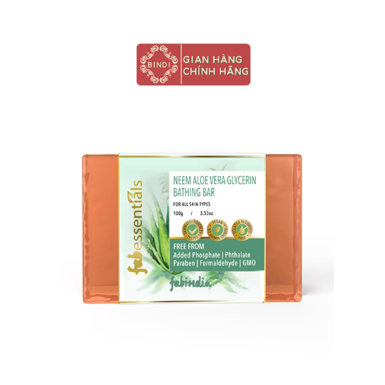 Ảnh Xà phòng tắm Fabessentials Glycerin - chiết xuất tự nhiên, cấp ẩm an toàn cho mọi loại da 100g 1