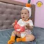 - Set bộ bodysuit CAM QUÝT tặng kèm mũ và tất Cam, cho bé sơ sinh, bé trai bé gái cover Hàn Quốc