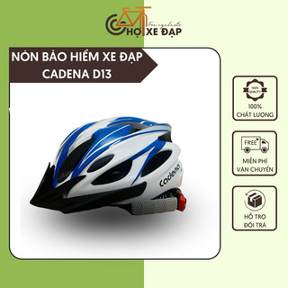 [Tặng chuông xe đạp] Mũ Bảo Hiểm Xe Đạp CADENA D13 Siêu Nhẹ, Nhựa PC Chống Va Đập, Thoáng Khí Điều Chỉnh Size Linh Hoạt