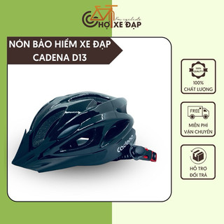 [Tặng chuông xe đạp] Mũ Bảo Hiểm Xe Đạp CADENA D13 Siêu Nhẹ, Nhựa PC Chống Va Đập, Thoáng Khí Điều Chỉnh Size Linh Hoạt