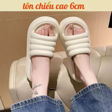 Dép nữ,Dép bánh mì nữ, đế cao 7cm,dép quai ngang nữ,dép nữ thời trang,dép đế xuồng,dép đế cao nữ,dép kiểu nữ,dép xinh,