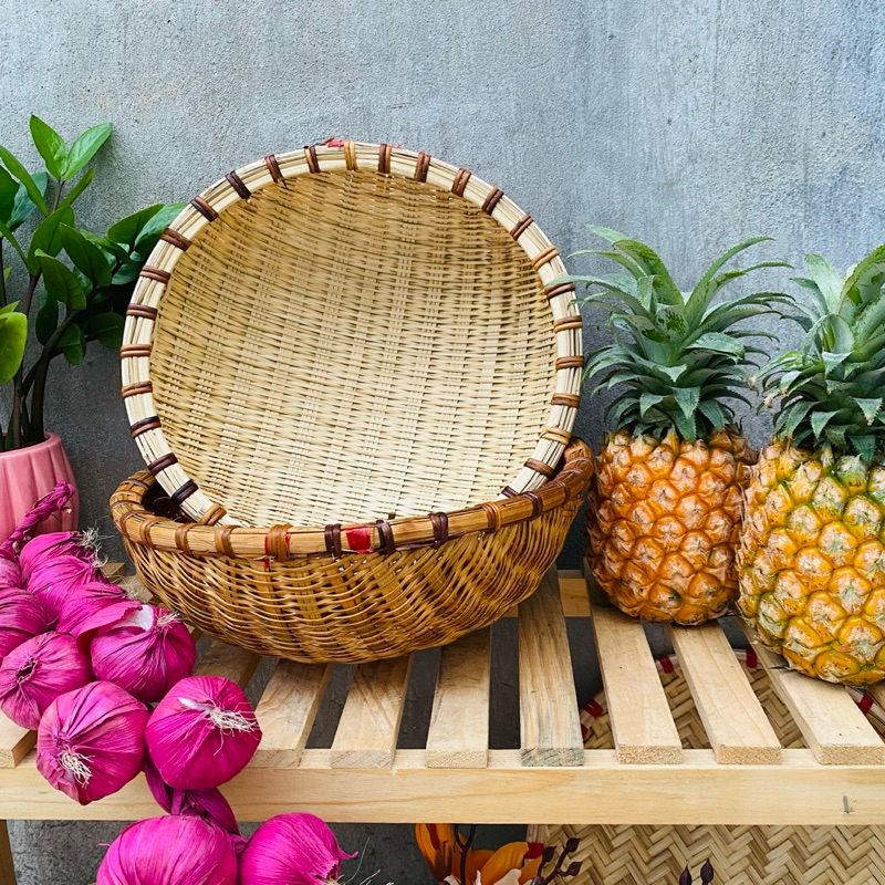 RỔ RÁ TRE VO GẠO, ĐỰNG RAU CỦ QUẢ VÀ DECOR TRANG TRÍ | Shopee Việt Nam