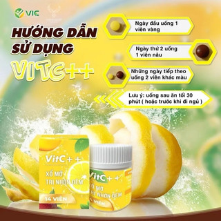 Viên xổ mỡ đêm VITC - Sổ mỡ ban đêm nhà Vitc kẹo dứa